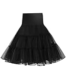 Wikoan Petticoat Unterrock Kurz Tutu Rock Retro...
