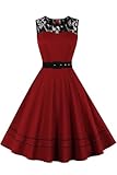 AXOE Damen Rockabilly Kleid 50er Jahre Vintage...