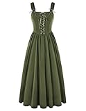 Damen Viktorianisches A-Linie Rockabilly Kleider...