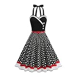 Odizli Rockabilly Kleider Damen Vintage Retro 50er...