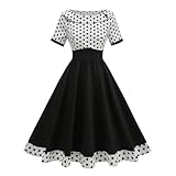 Odizli Rockabilly Kleider Damen Vintage Retro 50er...