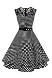 AXOE Damen Rockabilly Kleid 50er Jahre Vintage...
