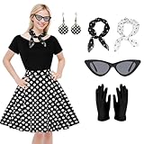 Metaparty Kleid mit Tupfen (eisenhaltig, M)