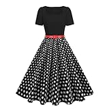 Odizli Rockabilly Kleider Damen Vintage Retro 50er...