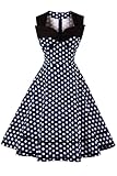 AXOE Damen Rockabilly Kleid 50er 60er Jahre...