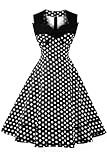 AXOE Damen Rockabilly Kleid 50er 60er Jahre...