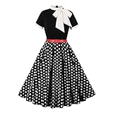 Odizli Rockabilly Kleider Damen 60er 50er Jahre...