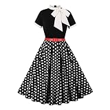 Rockabilly Kleider Damen, 50er Jahre Outfit Polka...