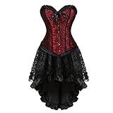 BIBOKAOKE Korsett Kleid Damen Steampunk...