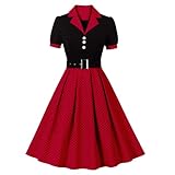 Odizli Rockabilly Kleider Damen 50er Jahre...
