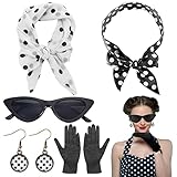 ALTcompluser 5TLG Rockabilly Accessoires 50er...