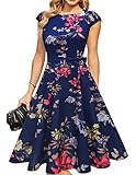 DRESSTELLS Cocktailkleid Damen Elegant 1950er...