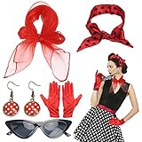 LOPOTIN 5TLG Rockabilly Accessoires 50er Jahre...